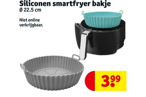 siliconen smartfryer bakje