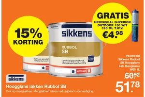 hoogglans lakken rubbol sb