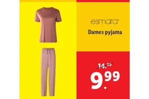 Dames pyjama aanbieding