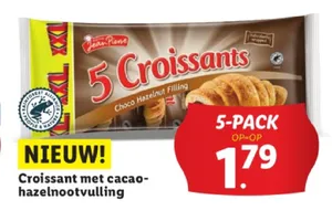 Croissants aanbieding