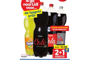 Cola Light 2 plus 1 gratis aanbieding