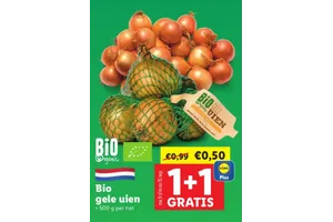 bio gele uien