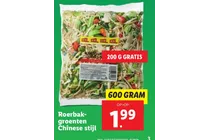 roerbakgroenten chinese stijl