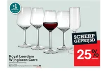 wijnglazen carre