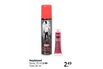 fake blood clothing spray