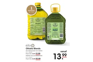 olijfolie met zonnebloemolie