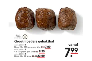 grootmoeders gehaktbal