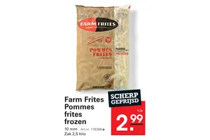 Farm Frites Pommes frites frozen aanbieding