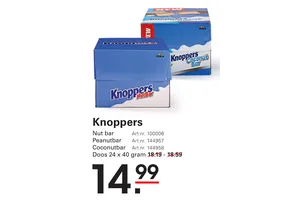 knoppers nut bar