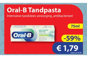 Tandpasta aanbieding