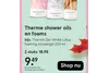 therme zen white lotus foaming showergel