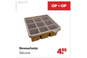 bewaarbakje