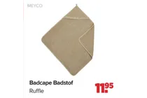 badcape badstof ruffle