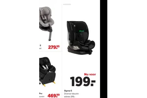 Autostoel aanbieding