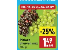 pitloze druiven mix