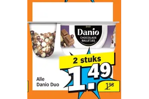 danio duo chocolade balletjes