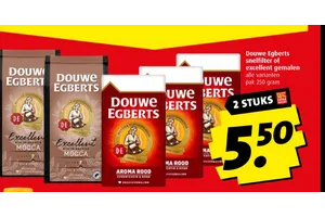 douwe egberts snelfilter of excellent gemalen koffie