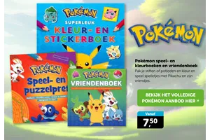 pokemon speel en puzzelpret