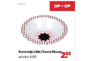 kommetje little chums mouse