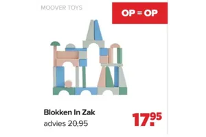 blokken in zak