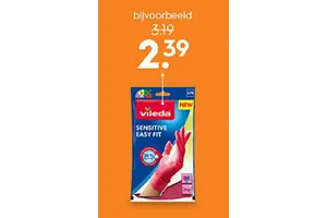 vileda sensitive easy fit handschoenen