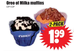 oreo of milka muffins