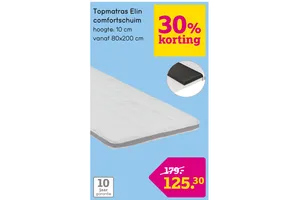 topmatras elin comfortschuim