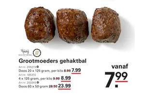 grootmoeders gehaktbal