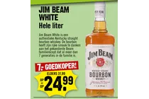 jim beam white bourbon whiskey