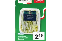 sardientjes gemarineerd in pistache