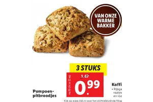 pompoen pitbroodjes