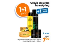 syoss paste power hold high shine