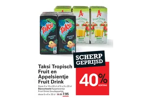 Taksi Tropisch Fruit Drink nu 40.00% korting aanbieding