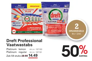 dreft professional vaatwastabs