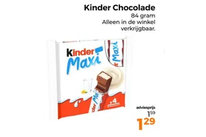 Kinder Maxi aanbieding