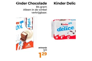 Kinder Chocolade Maxi aanbieding