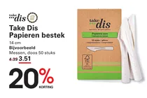 papieren bestek