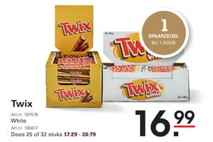 Twix White aanbieding