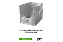 binnenzakken voor modkat flip kattenbak