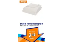 studio home fleeceplaid