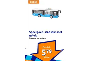 speelgoed stadsbus met geluid