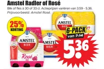 amstel radler of rose