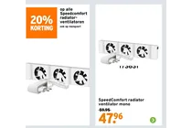 speedcomfort radiator ventilator mono