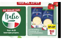 provolone of mozzarellaplakken