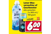 lenor wasverzachter of geurbooster