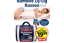 zij lig kussen bamboe