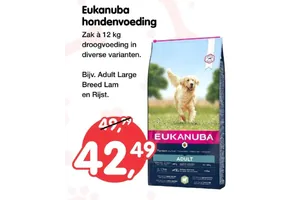 Eukanuba hondenvoeding aanbieding