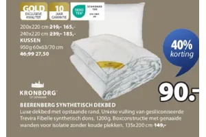 Dekbed nu 40.00% korting aanbieding