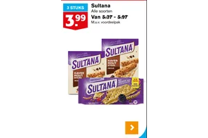 sultana havermout sticks