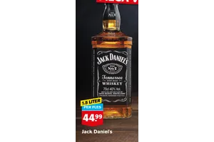 Jack Daniel's Tennessee Whiskey aanbieding